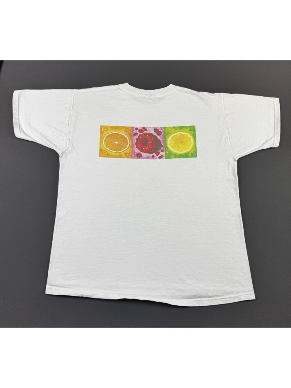Rare Vintage 90s Smirnoff Twist Vodka Fruit Drink Alcohol Beer White Large T